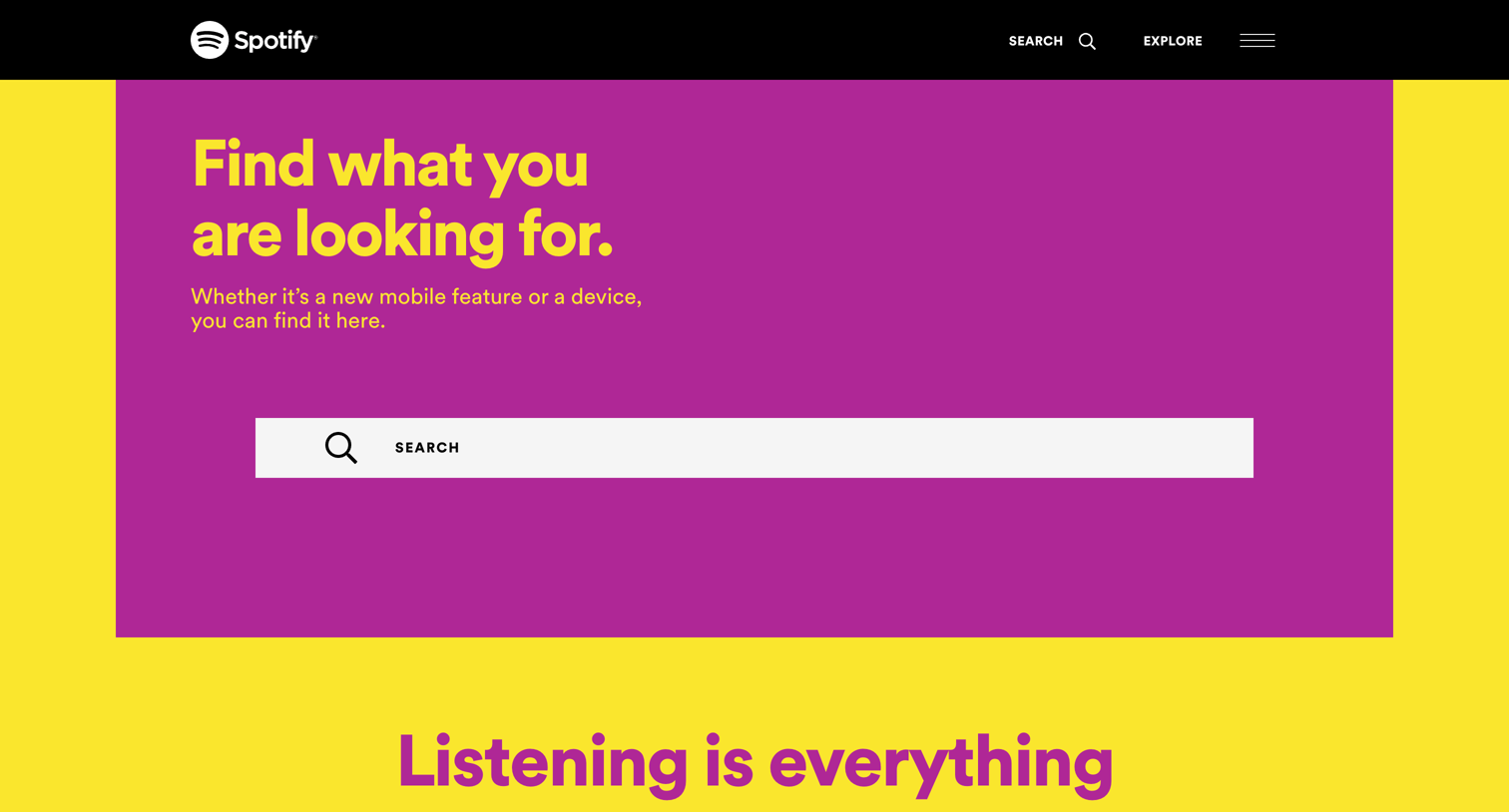 Spotify - Explore - Spotify screen