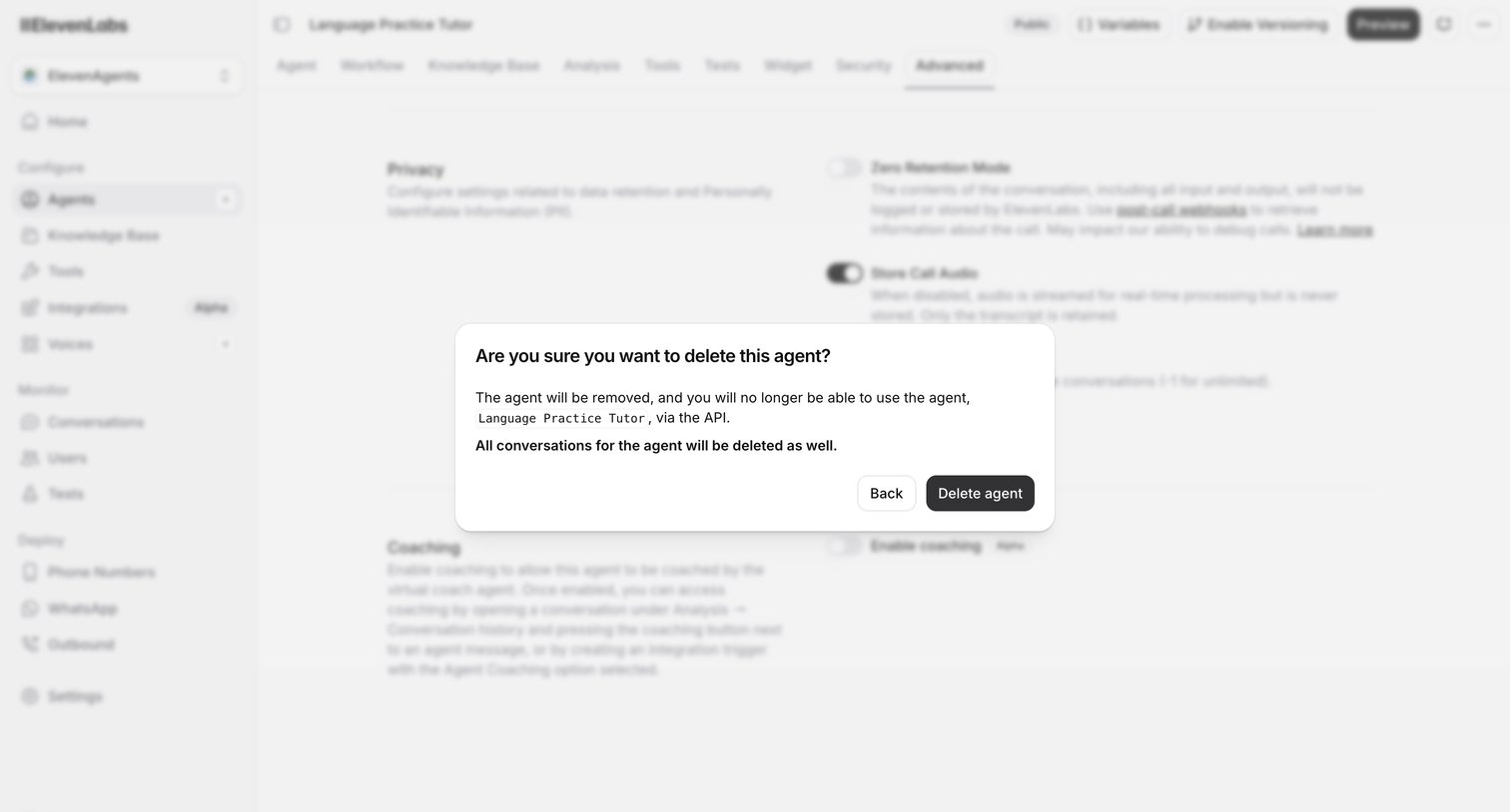 Elevenlabs - ElevenAgents | ElevenLabs screen