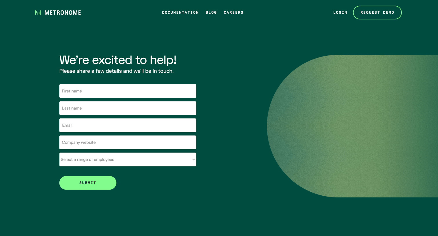 Metronome screen