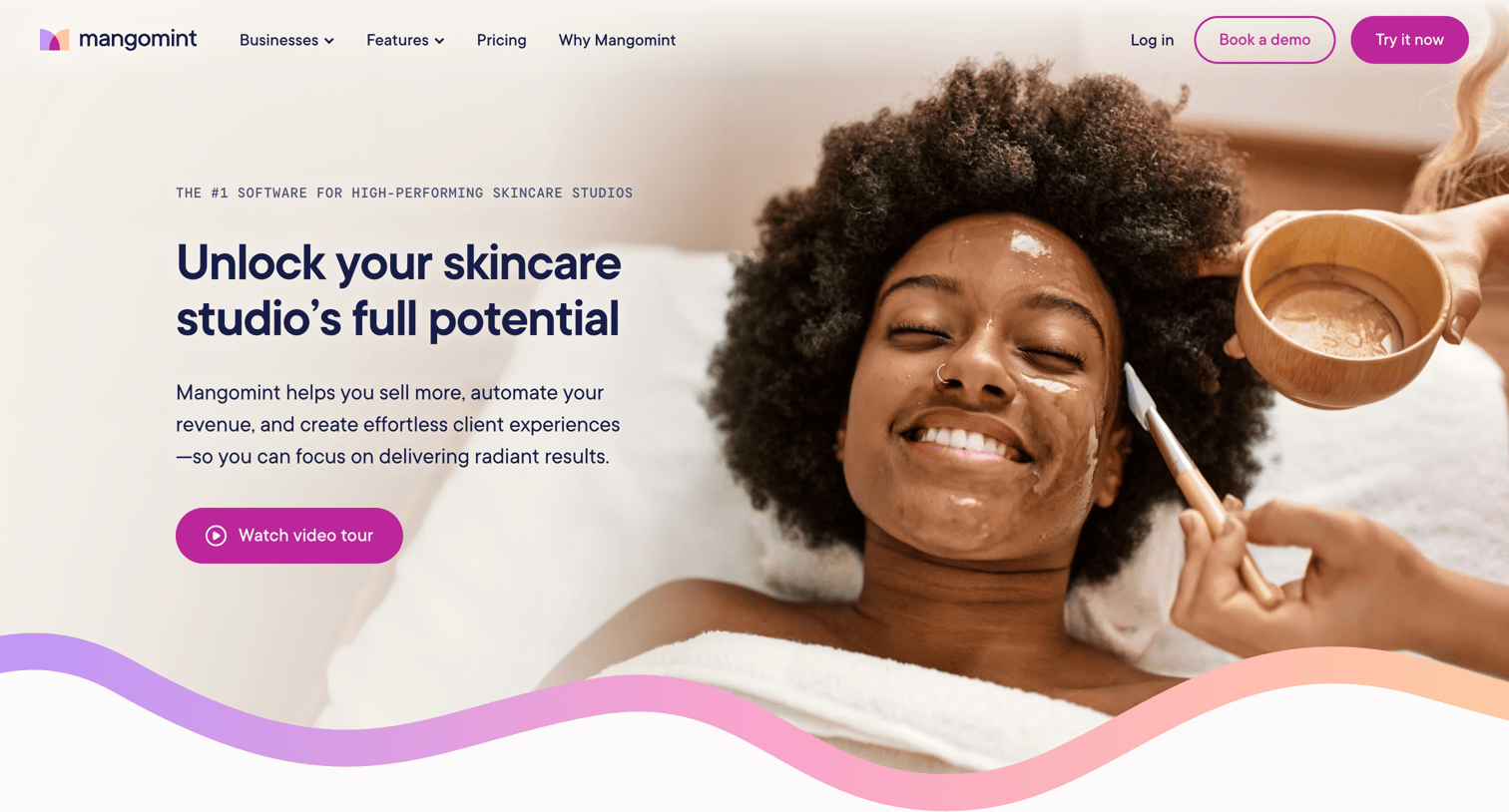 Mangomint - Highest-Rated Skincare Studio Software | Mangomint screen