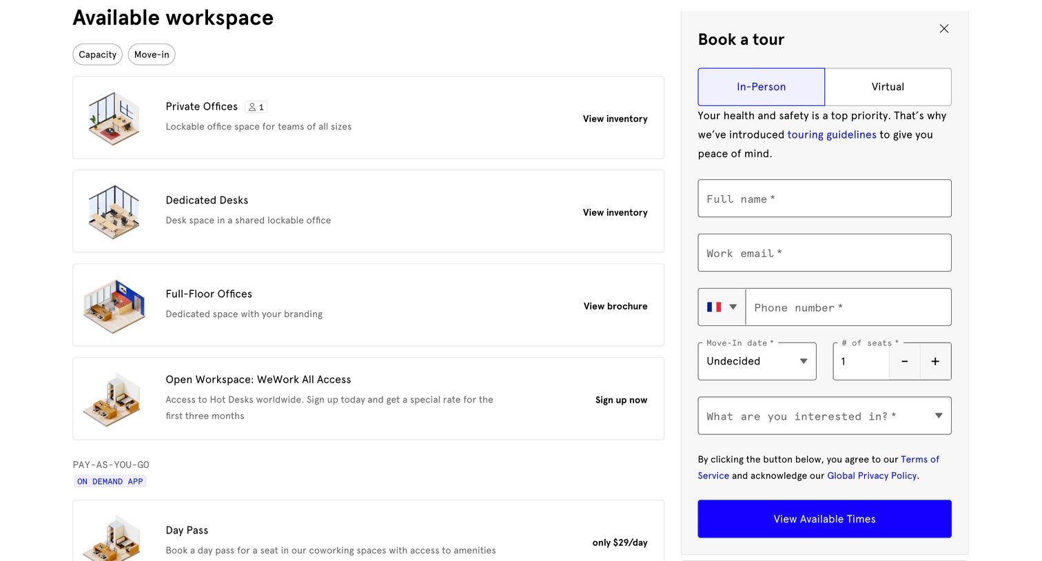 WeWork - 368 9th Ave - Coworking Space in Hudson Yards NYC | WeWork screen