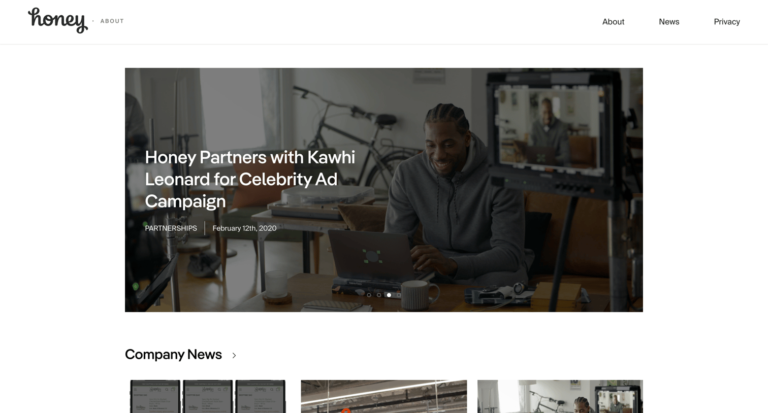 Honey - Honey News screen