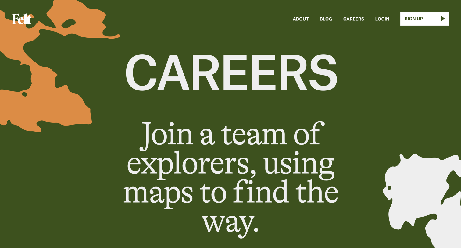 Felt - Felt – Careers screen