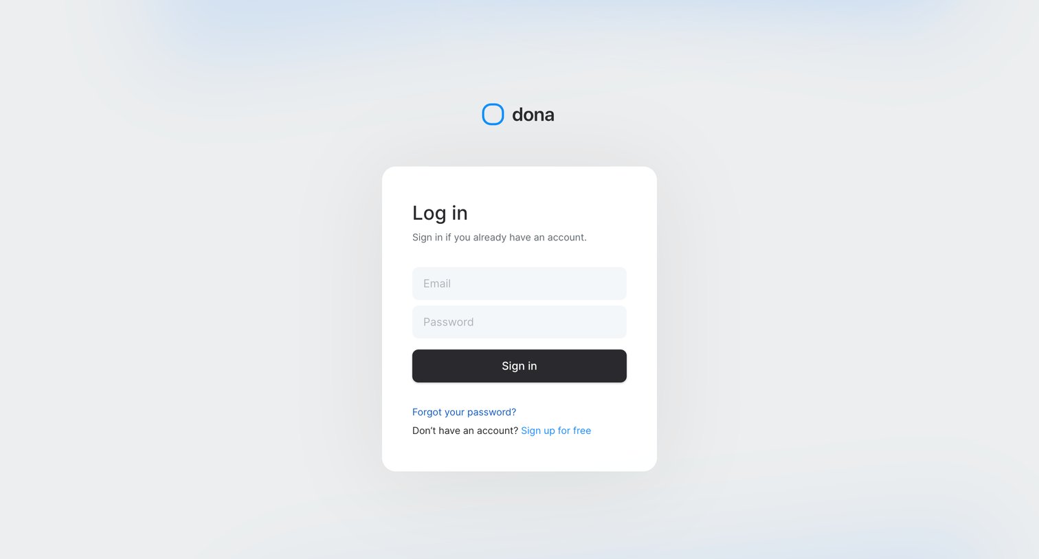 Dona screen