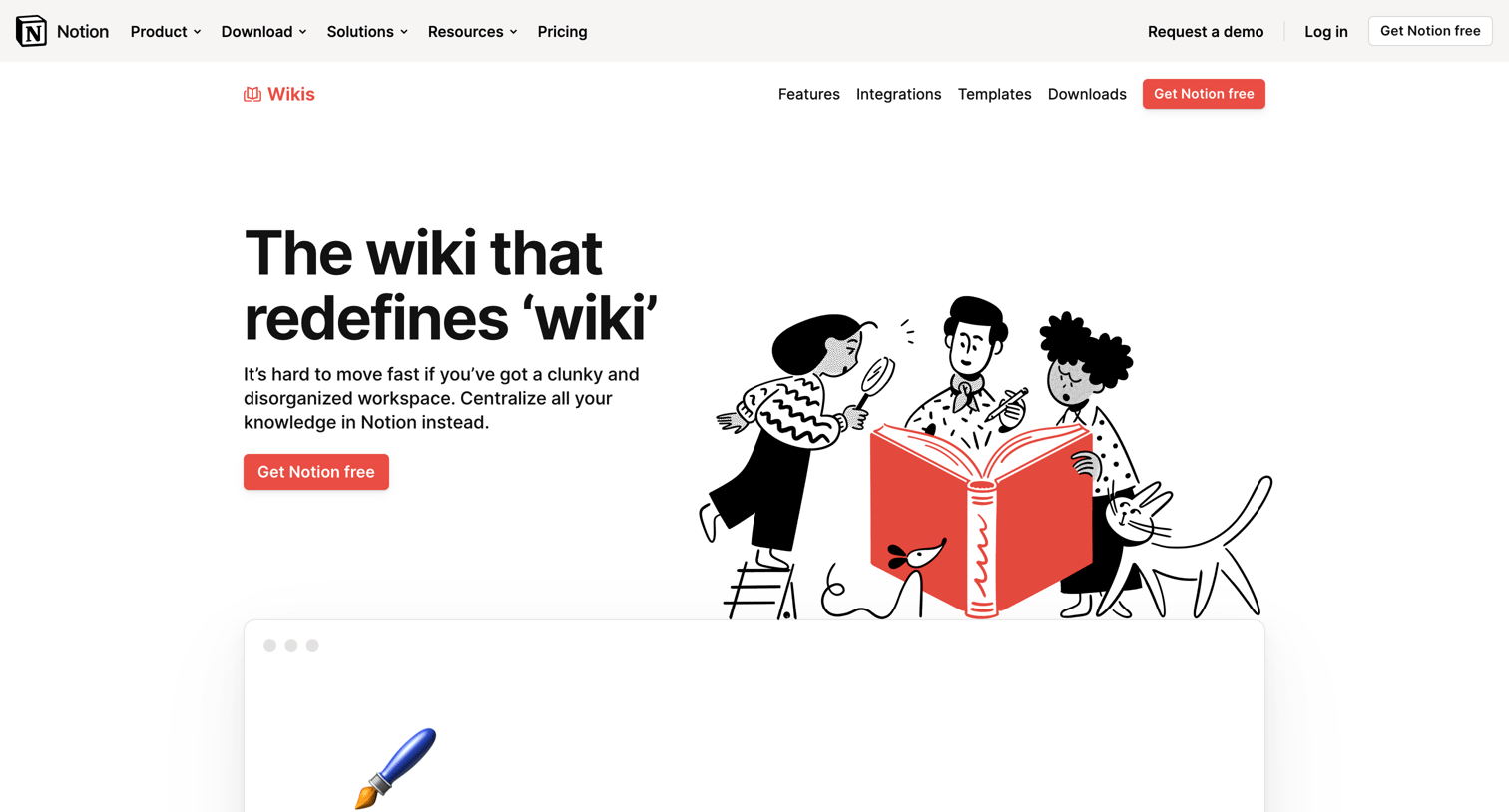 Notion - Notion – The wiki that redefines ‘wiki’ screen