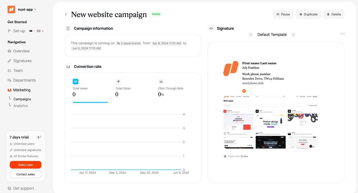 New website campaign | Campaigns Marketing Scribe from Scribe