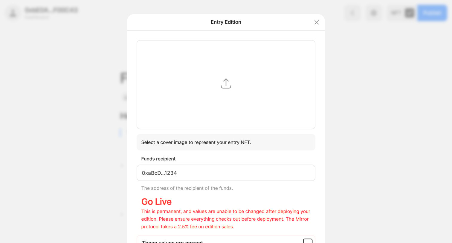 Mirror - Write – Dashboard – Mirror screen
