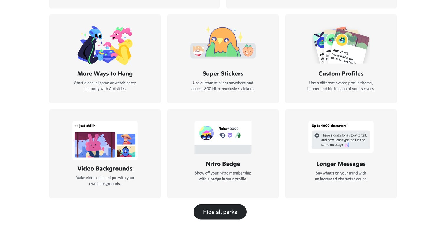 Discord - Nitro Benefits and Features | Discord screen