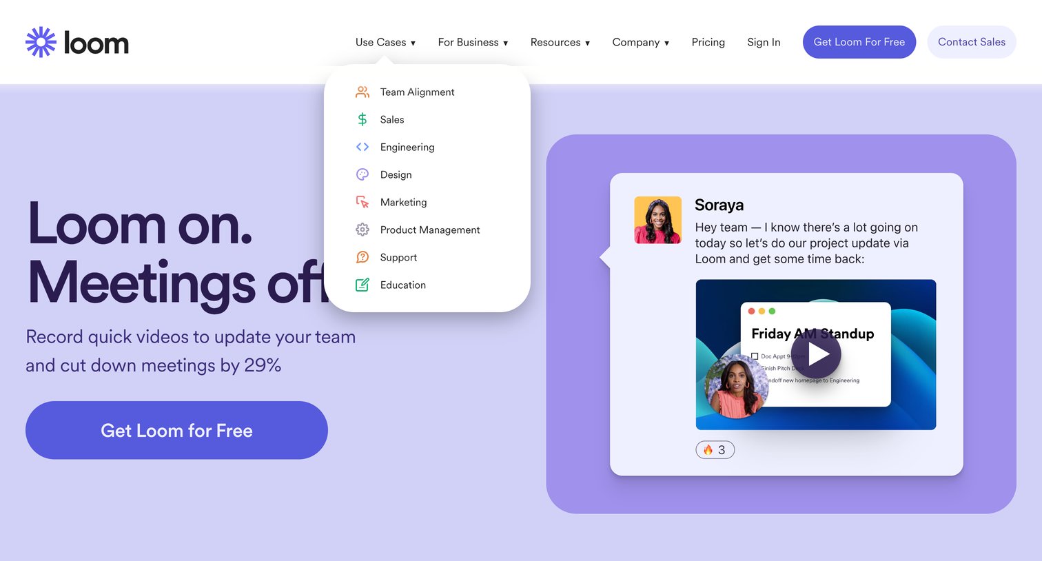 Loom - Loom Async Video Messaging for Work | Loom screen