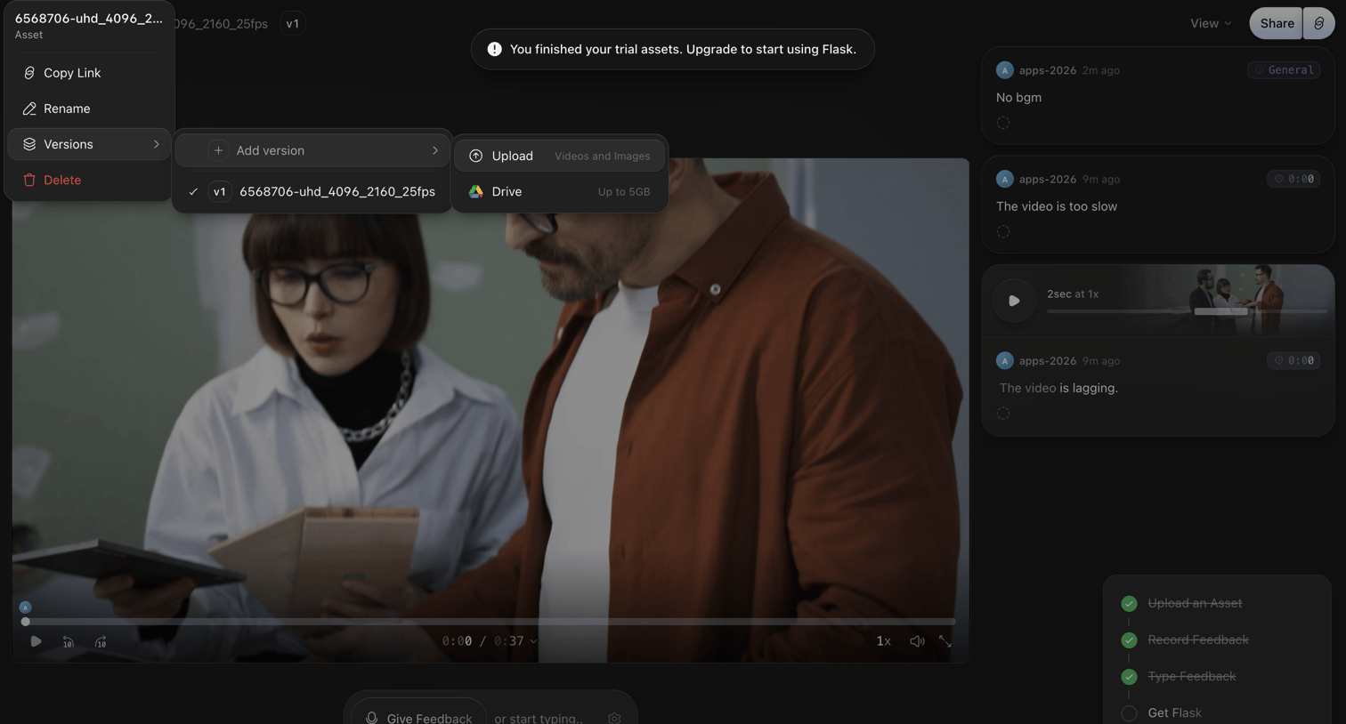 Flask - 6568706-uhd_4096_2160_25fps | Flask screen
