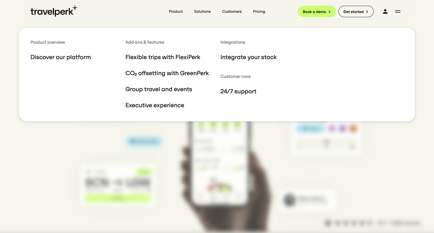 Travelperk - Corporate Travel Management & Business Travel Services screen