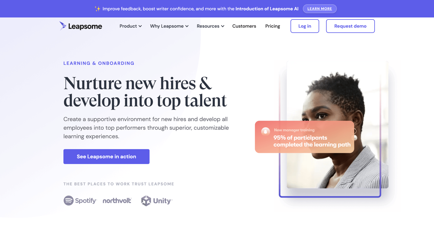 Leapsome - Employee Development and Learning Management Software | Leapsome screen