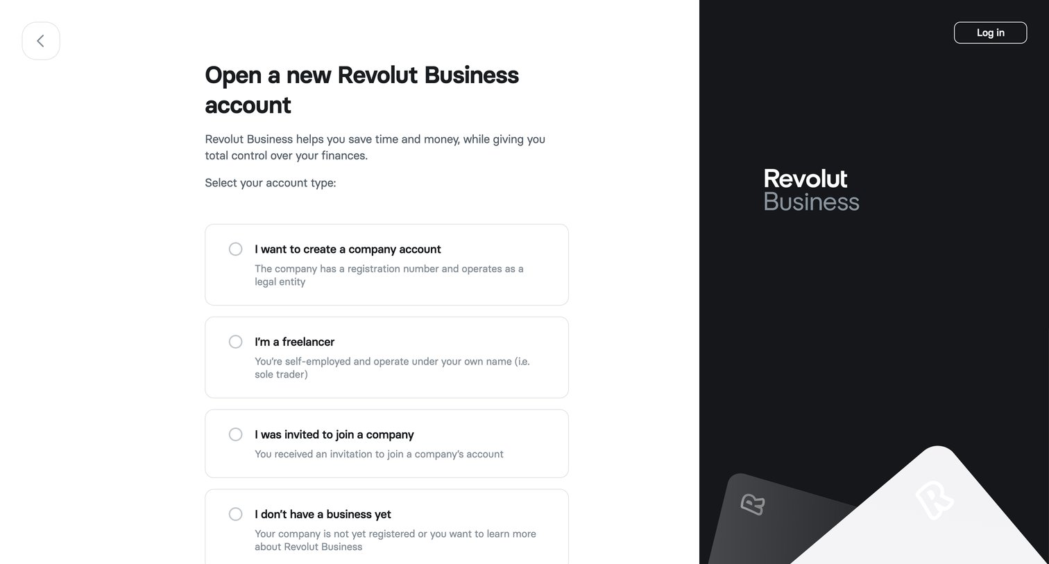 Revolut - Revolut Business screen
