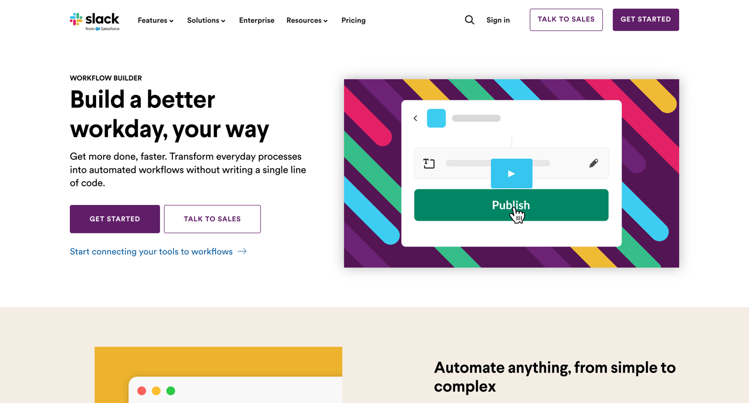 Slack - Slack Workflow Builder | Workflow Automation Tool screen