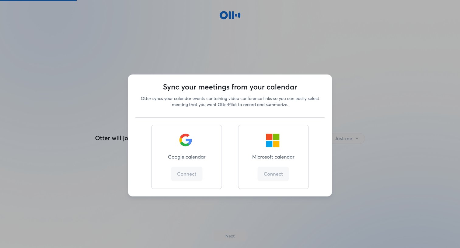 Otter - Otter Voice Meeting Notes - Otter.ai screen
