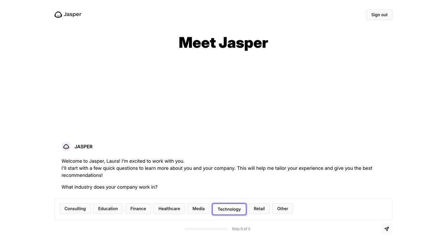 Jasper screen