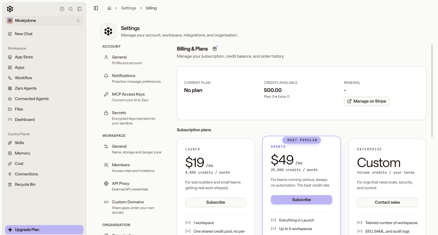 Zaro - Zaro - The Context Layer for Enterprise AI screen