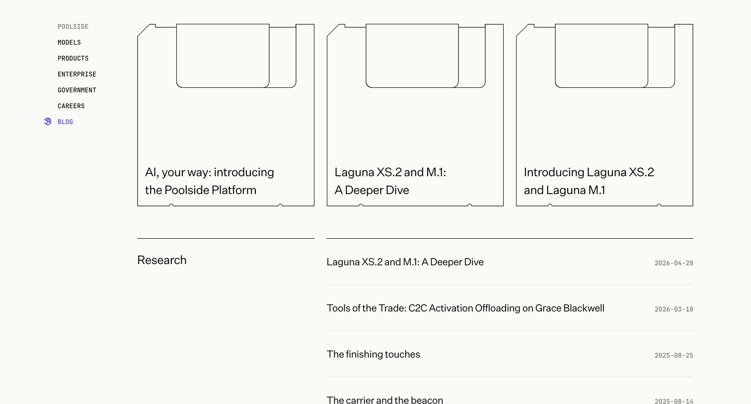 Poolside - Blog — Poolside screen