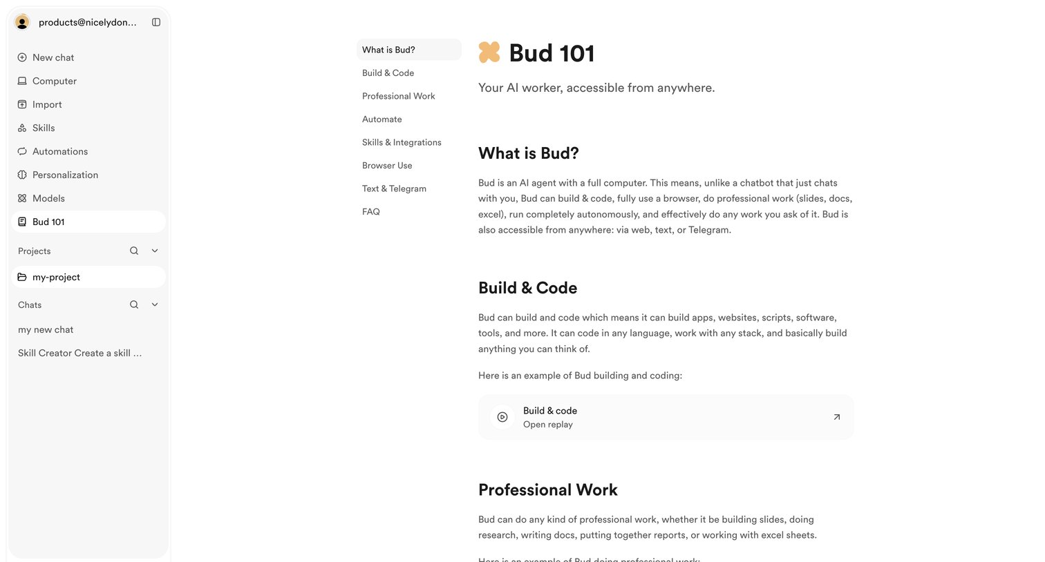 Bud - Bud 101 | Learn How Bud Works screen