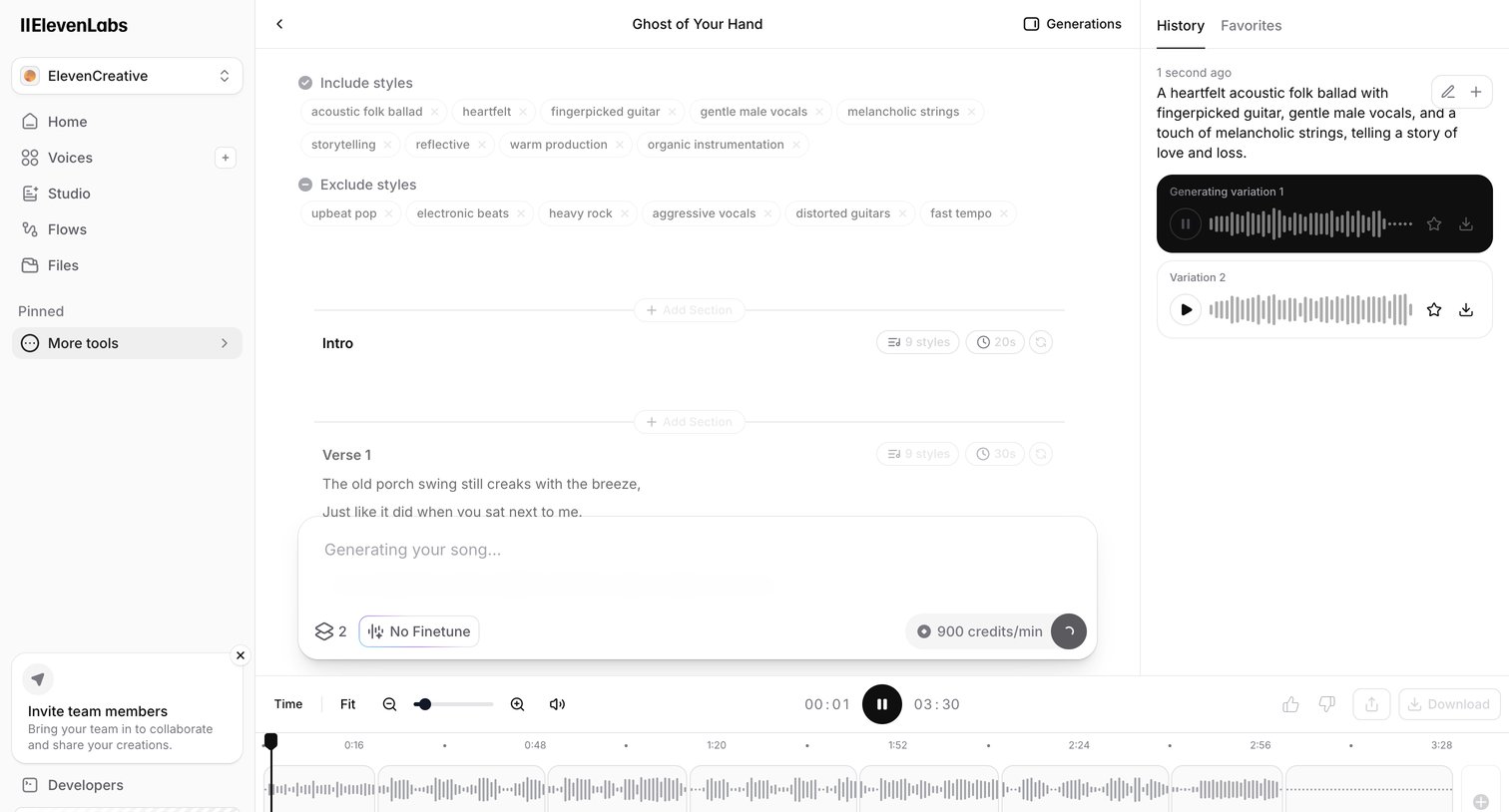 Ghost of Your Hand | ElevenLabs Music from Elevenlabs