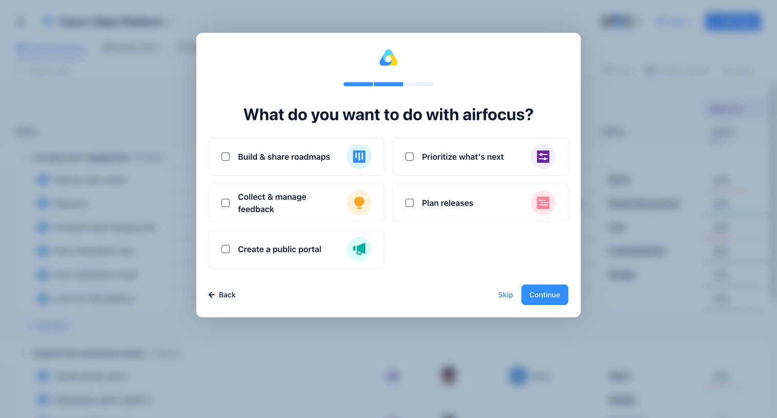 Airfocus - airfocus screen