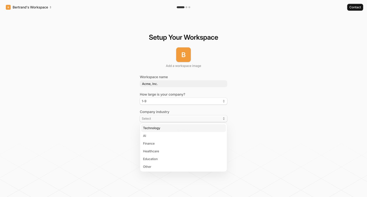 Workspace — Tembo from Tembo