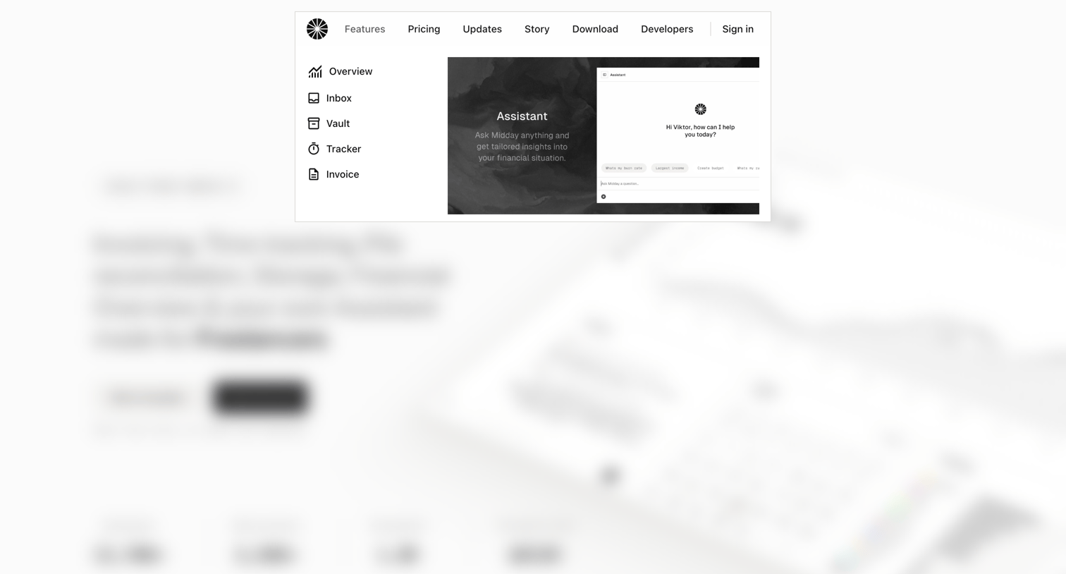 Midday - Midday | Run your business smarter screen