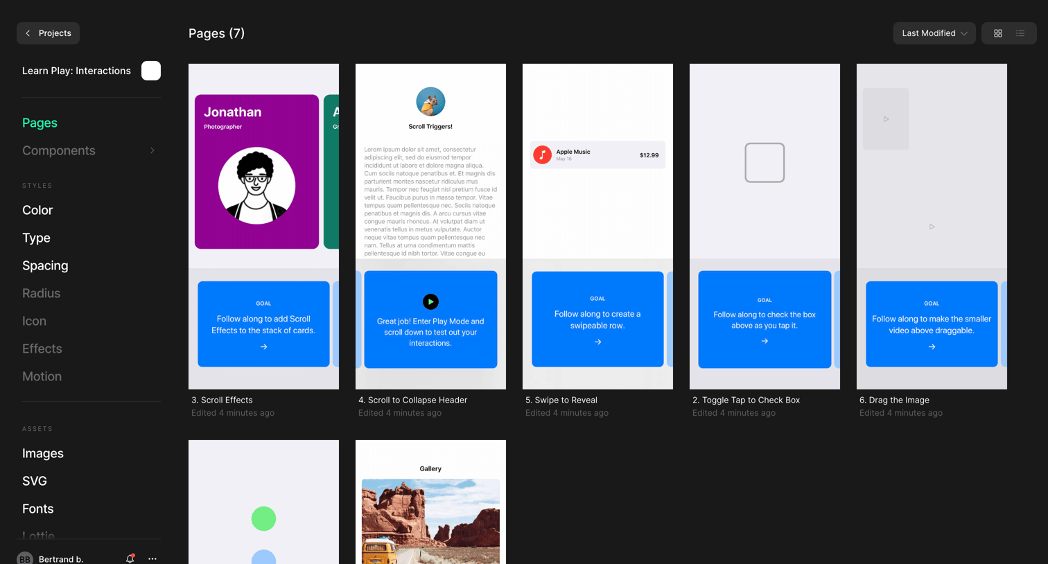 Play - Learn Play Interactions | Play screen