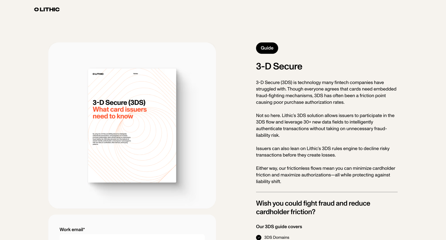 Lithic - Guide | 3DS - The Ultimate Guide for Card Issuers screen