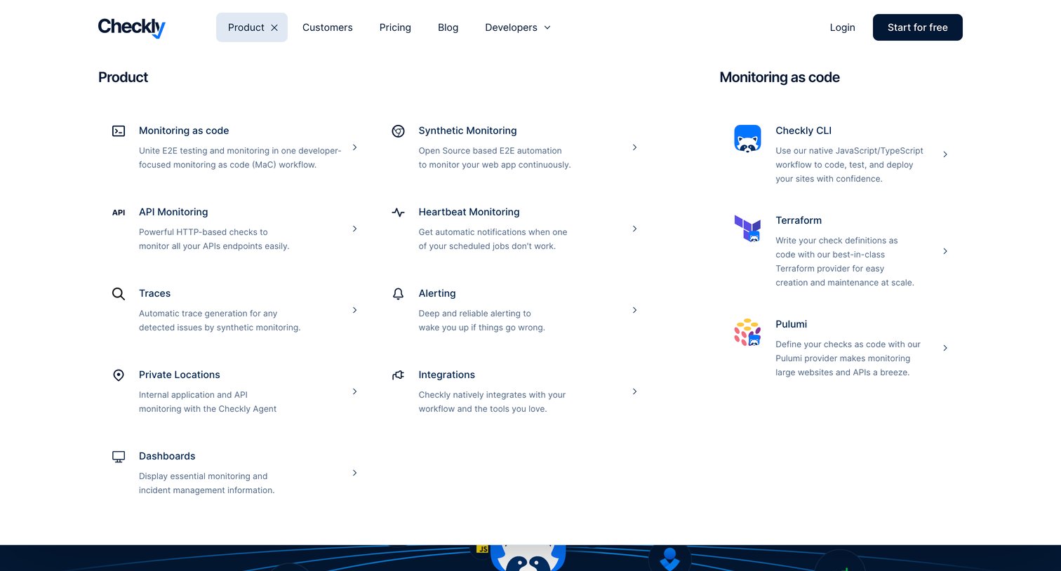 Checkly - Detect and Resolve Issues 10x Faster With Monitoring as Code screen