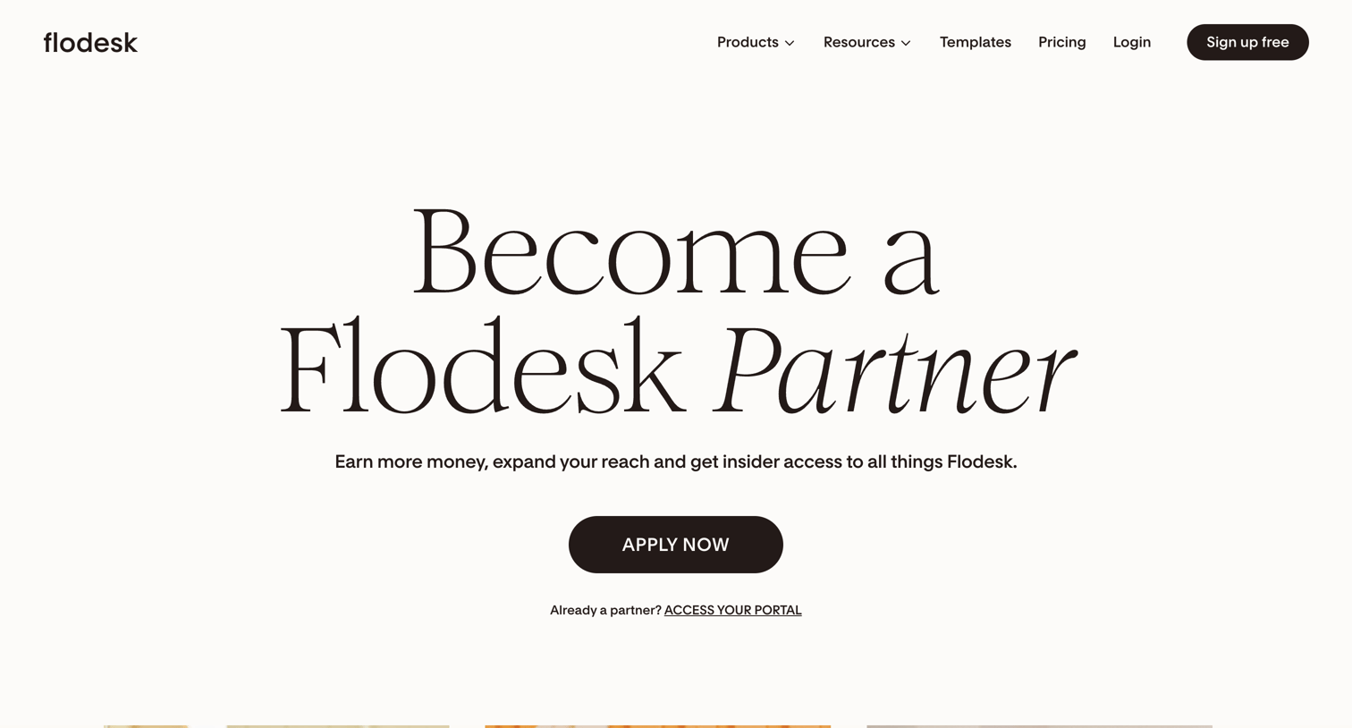 Flodesk - Become a Flodesk Partner | Earn more money, expand your reach and screen