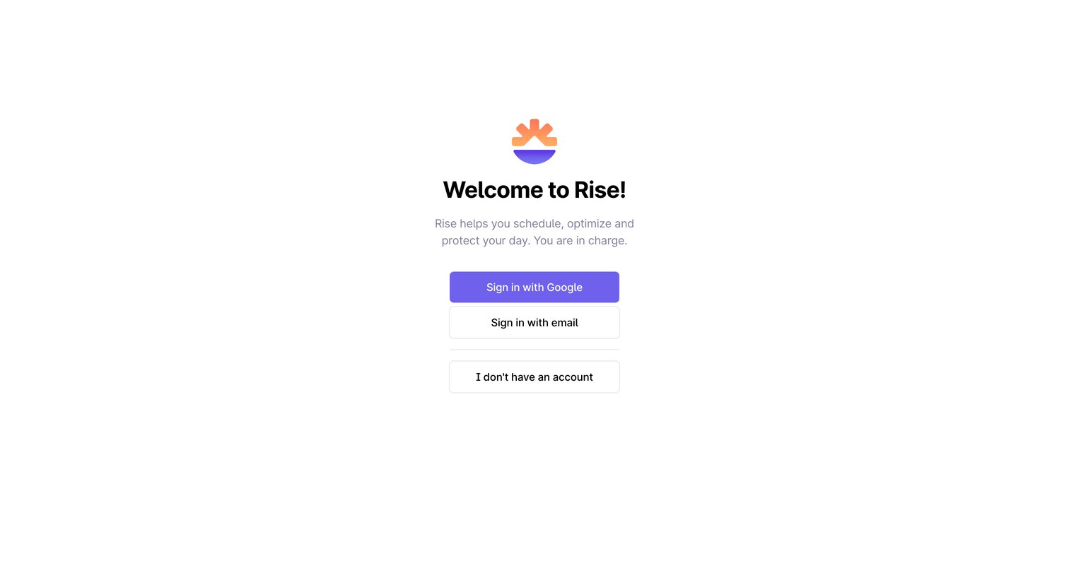 Rise screen