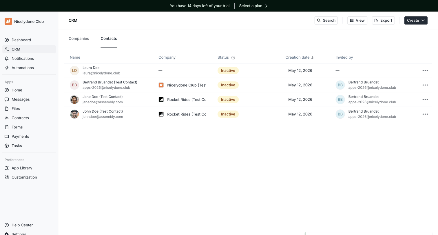 Assembly AI App Builder - Assembly Dashboard – Nicelydone Club screen