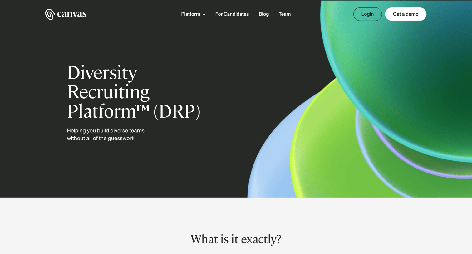 Untapped - Diversity Recruiting Platform screen