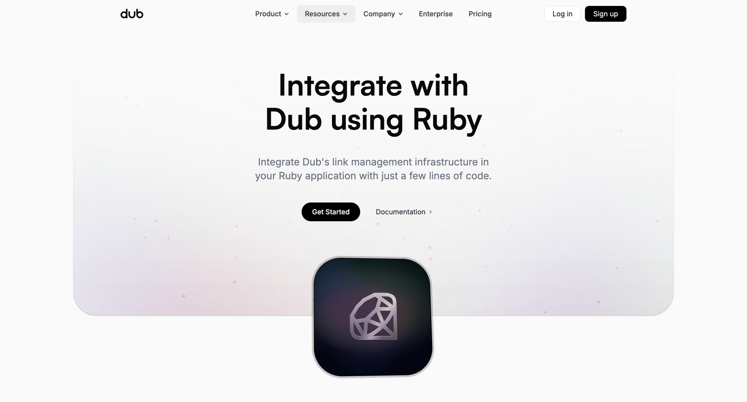 Dub - Dub Ruby SDK | Dub.co screen