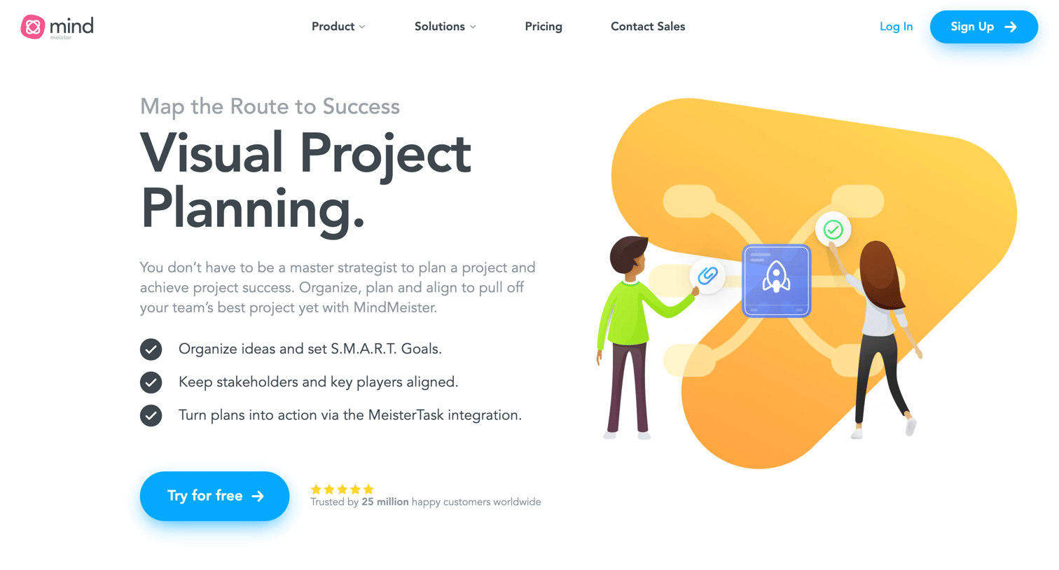 MindMeister - Project Planning - MindMeister screen
