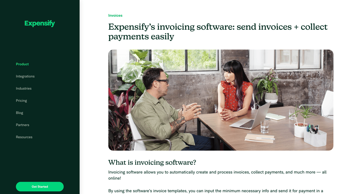 Expensify - Best Invoicing Software for Your Business July 2024 screen