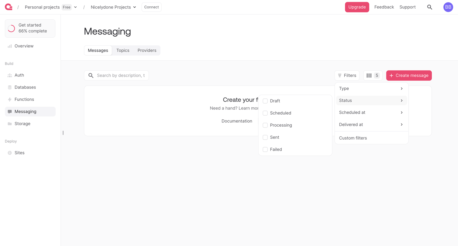 Messaging - Appwrite from Appwrite