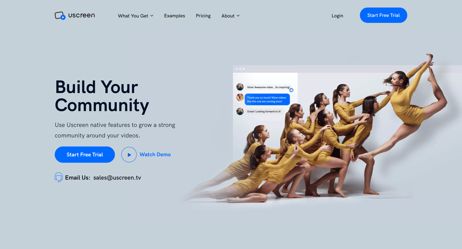 Uscreen - Build an Engaged Community Around Your Video Content with Uscreen screen
