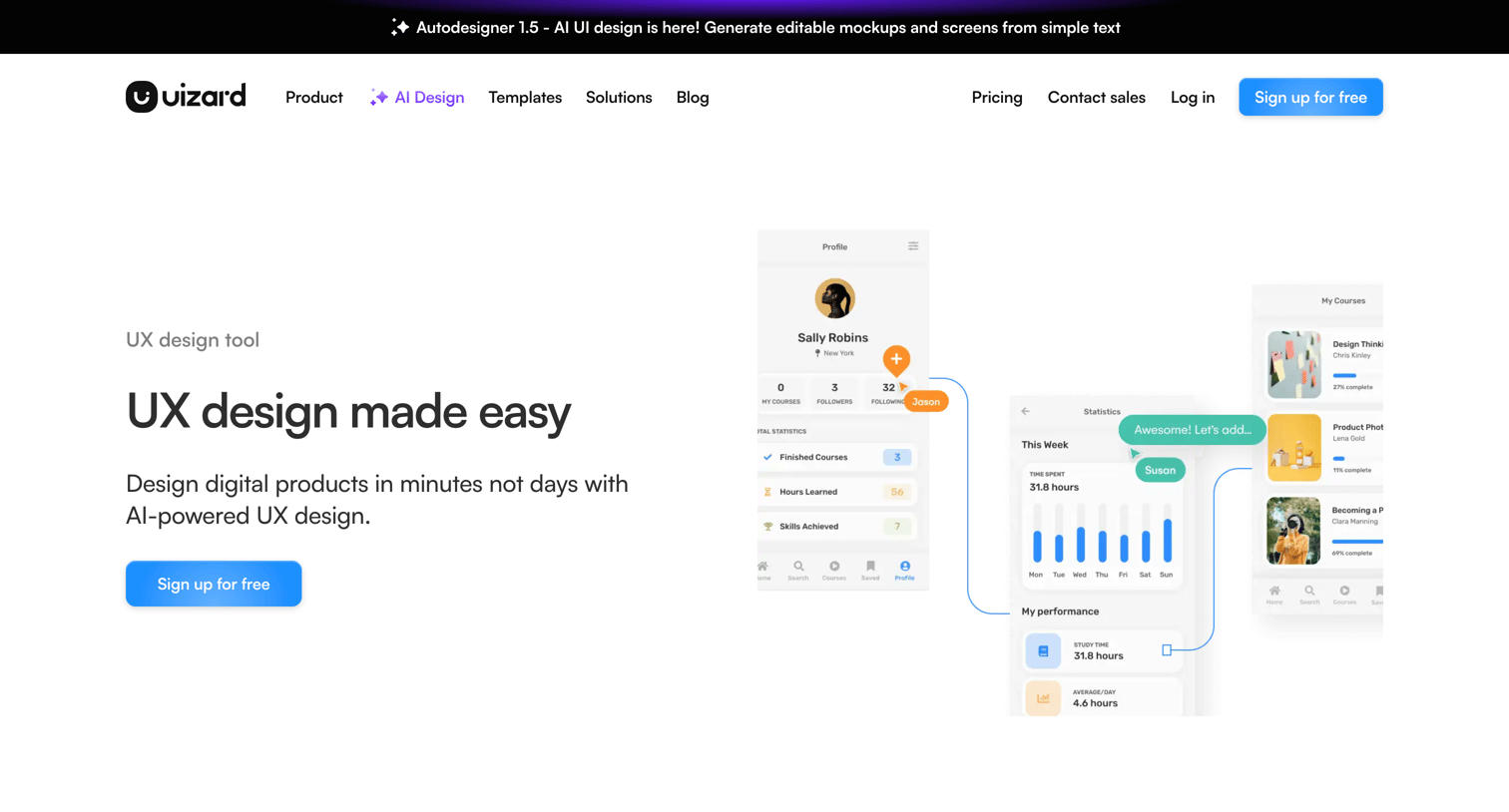 Uizard - UX Design Tool | UX Design Software  Uizard screen