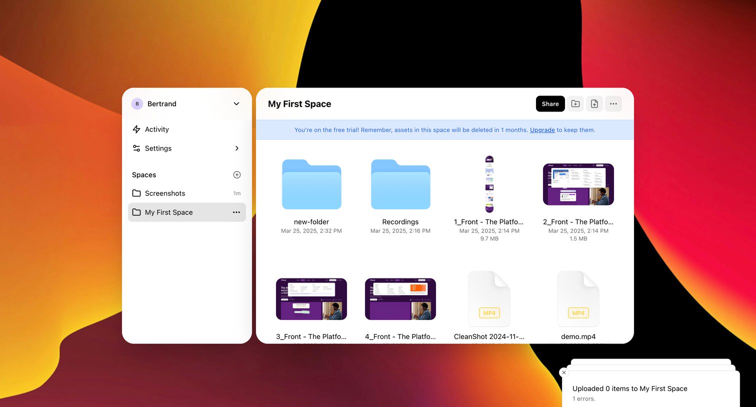 Shuttle - Shuttle – Your files. Your rules. screen