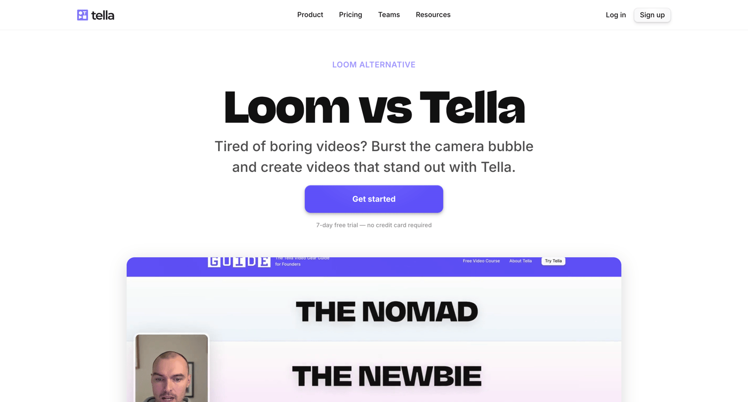 Tella - Loom Alternative — Create Better Videos with Tella screen