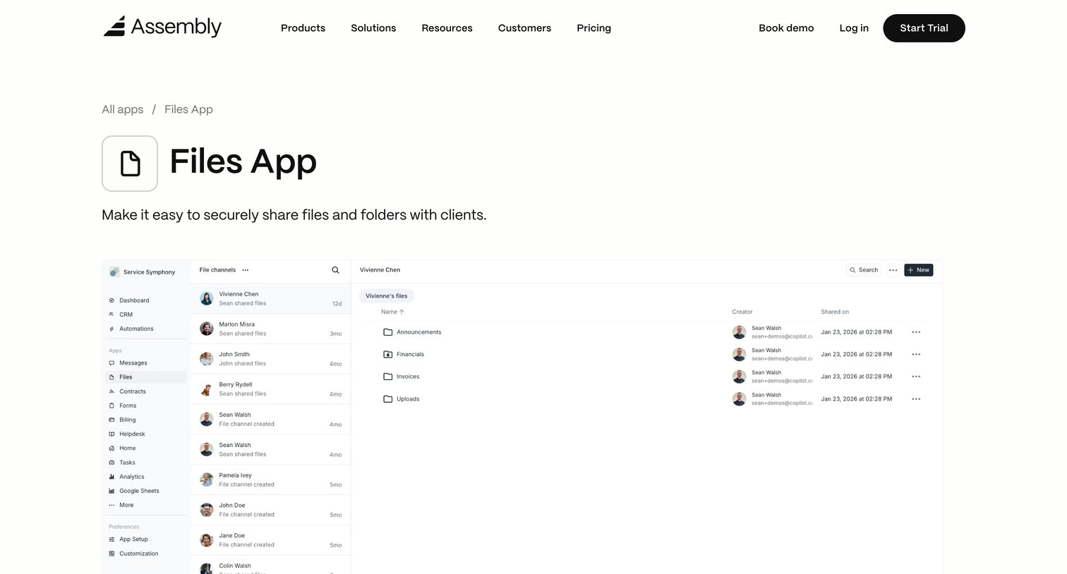 Assembly AI App Builder - Install Files App  Assembly screen