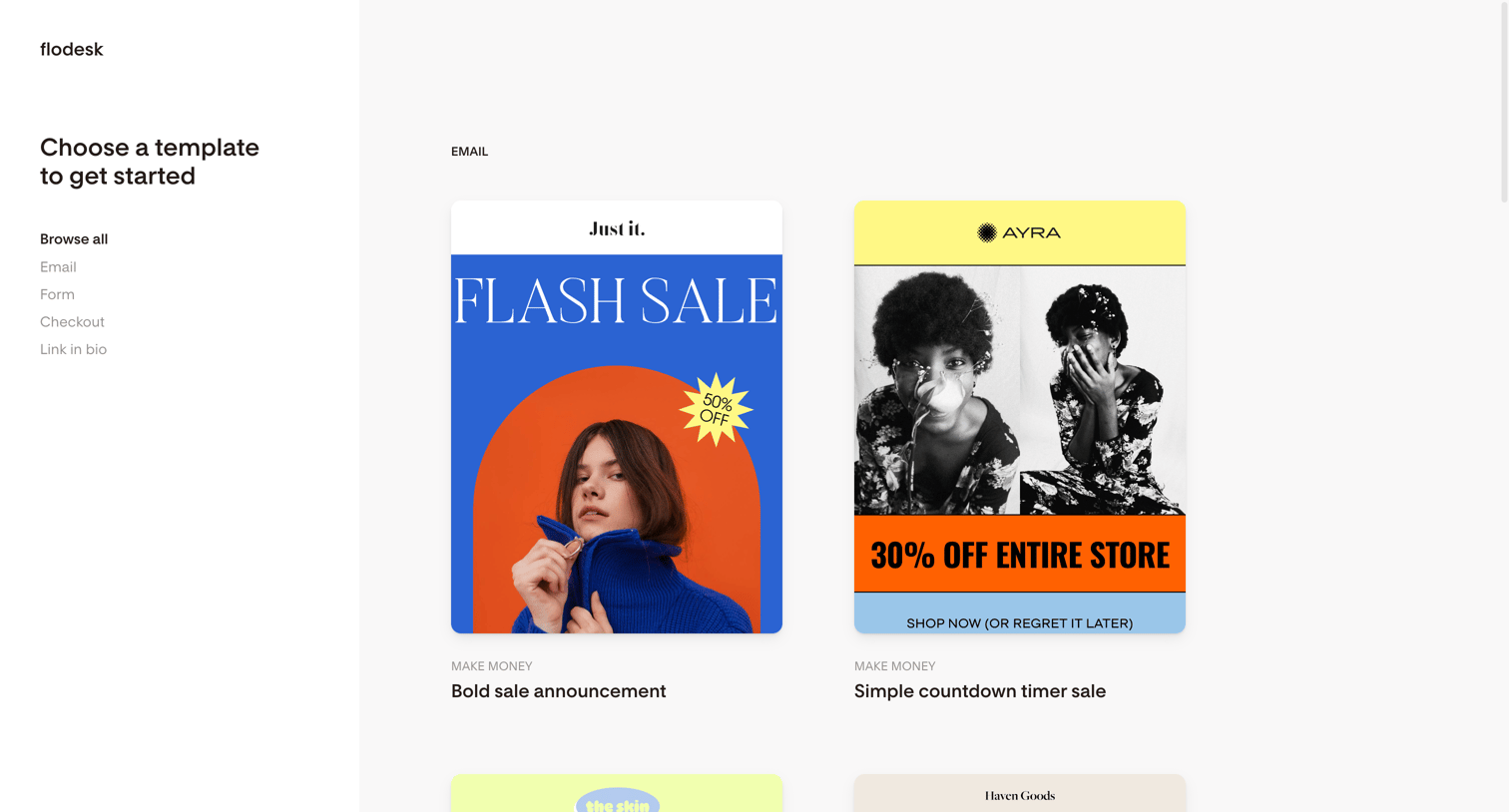 Get started | Flodesk from Flodesk