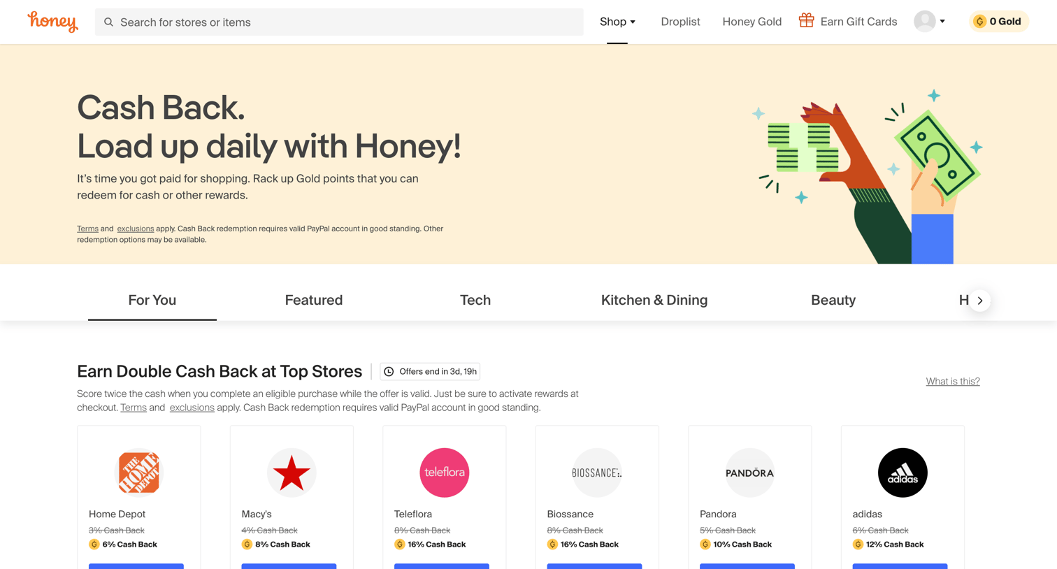 Honey - My Explore | Honey screen