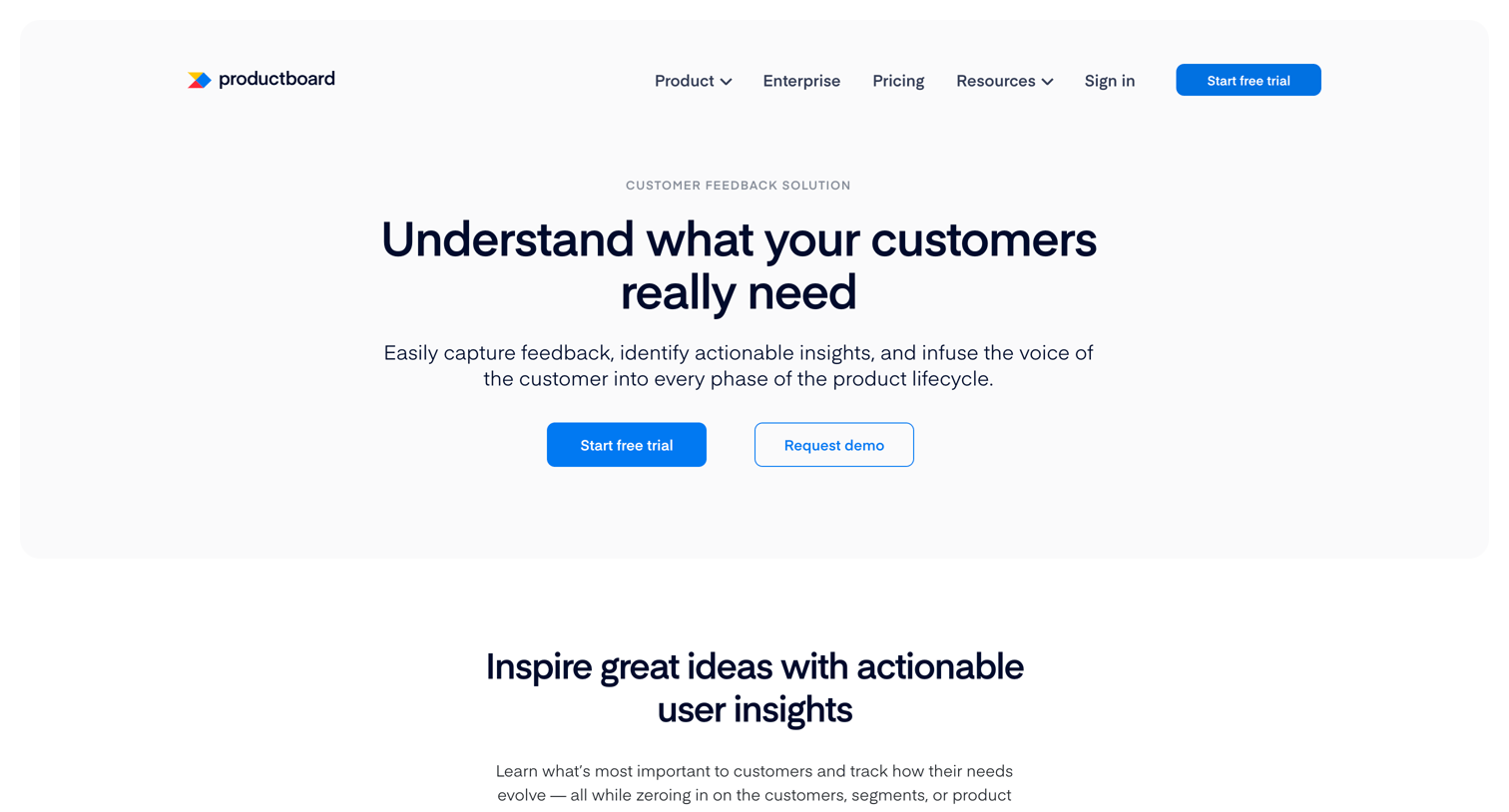 Productboard - Product Feedback Software Platform | Productboard screen