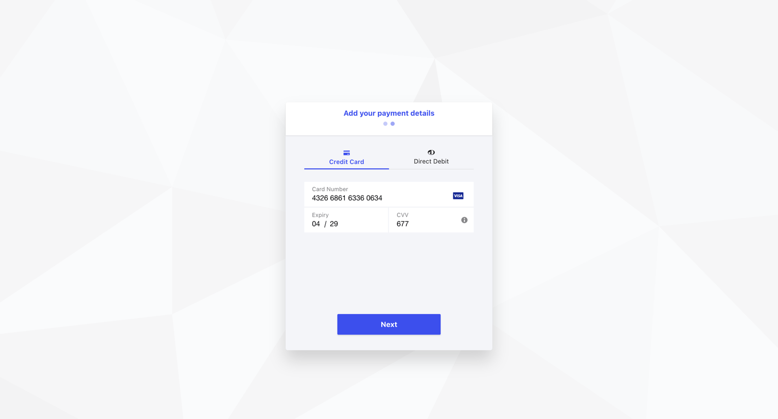 Dock - Chargebee Checkout screen