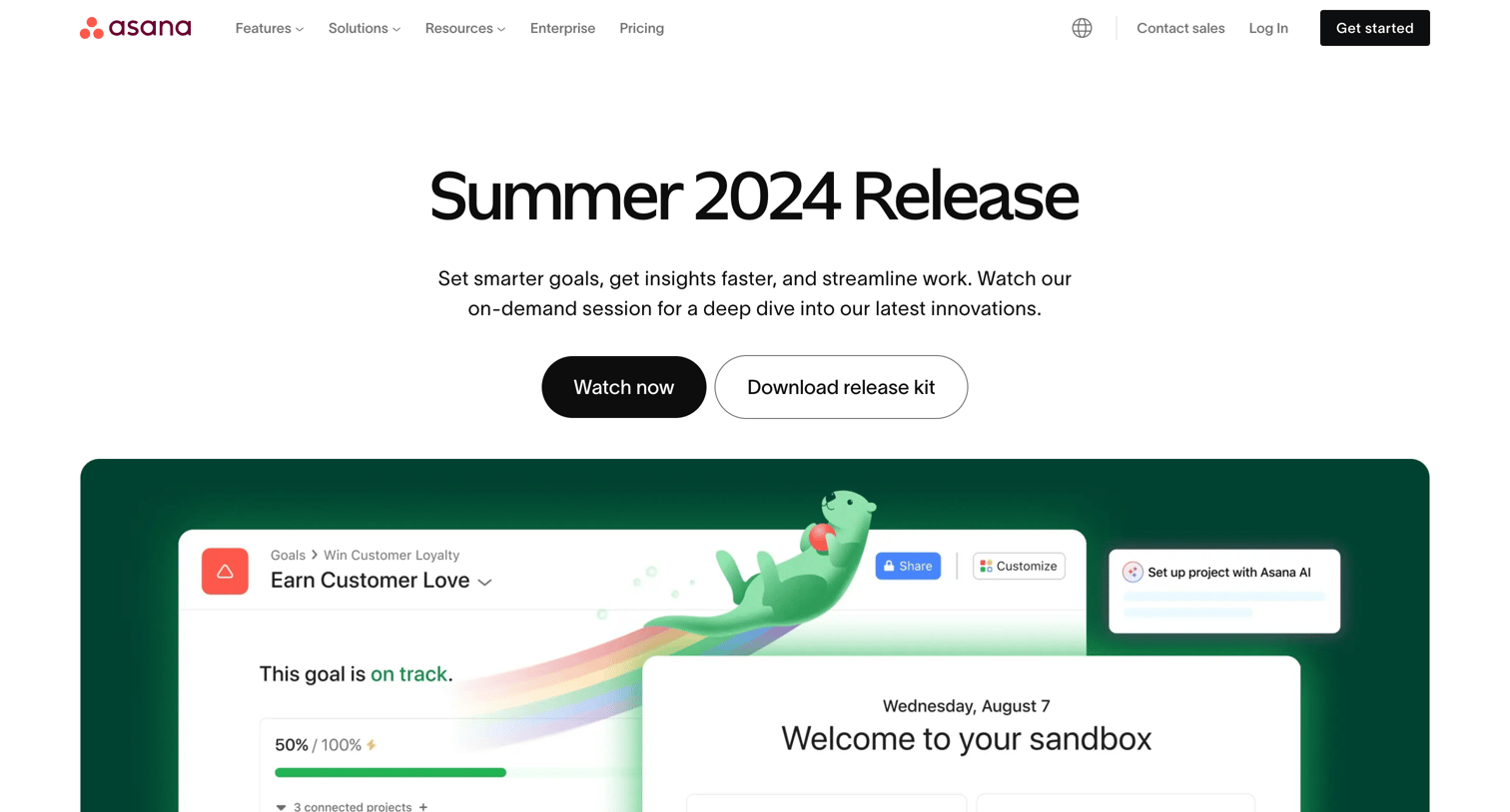 Asana - Whats New | Coming Soon - Quarterly Feature Updates • Asana • Asan screen