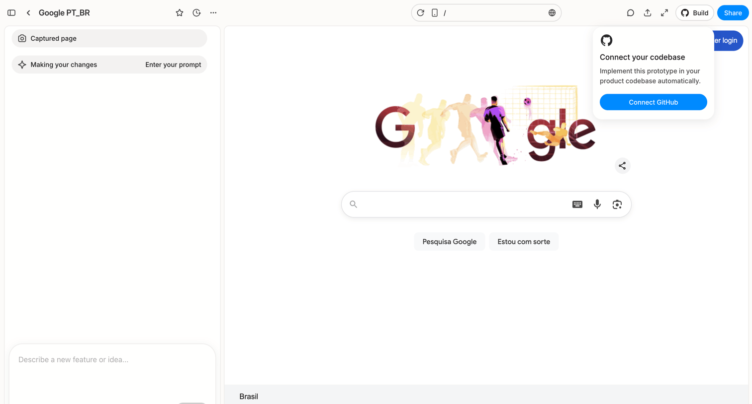 Alloy - Google PT_BR screen