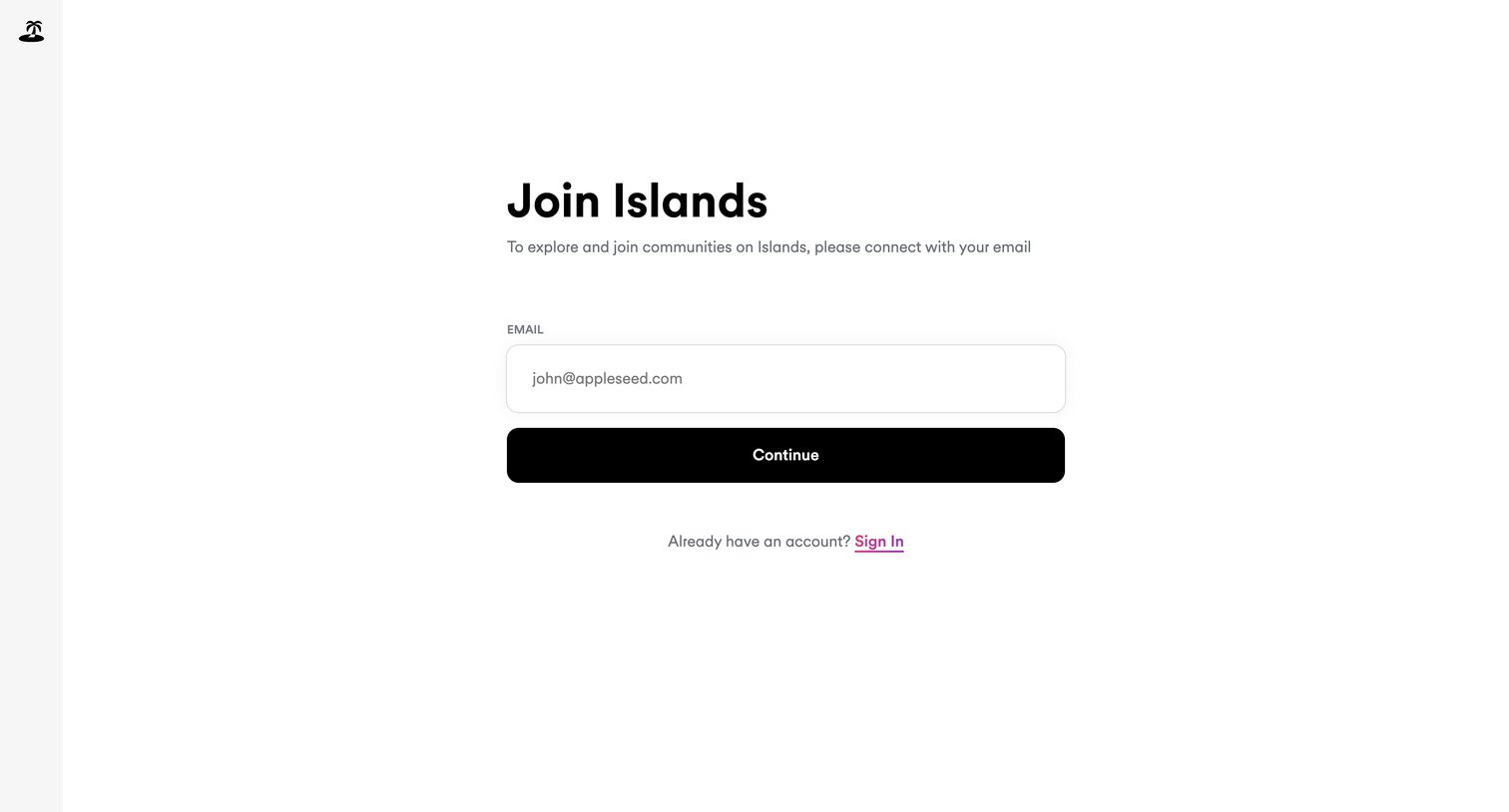 Islands - Islands – Explore Together screen